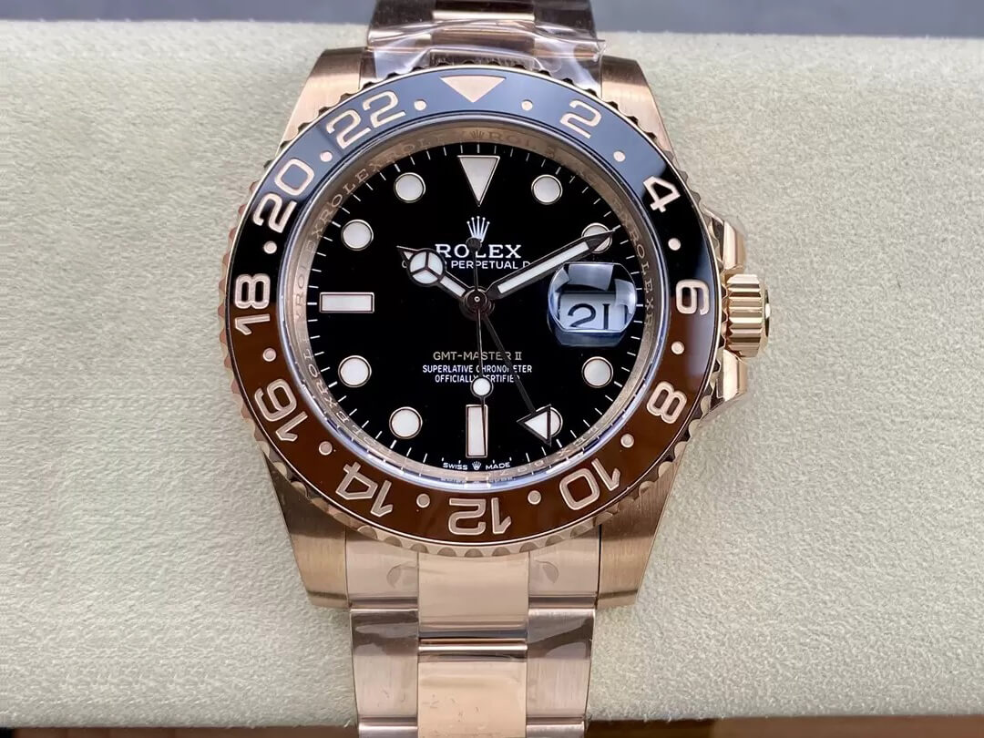 Best Replica Replica Rolex GMT Master II M126715CHNR-0001 1:1 Best Edition C+ Factory Black Dial - Colareps