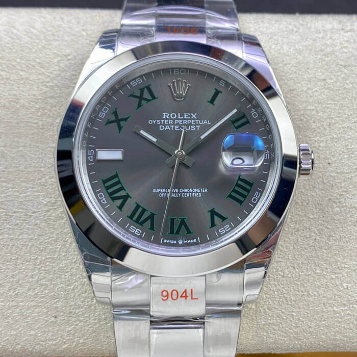 Best Replica Replica Rolex Datejust M126300-0013 41MM 1:1 Best Edition EW Factory Dark Grey Dial - Colareps