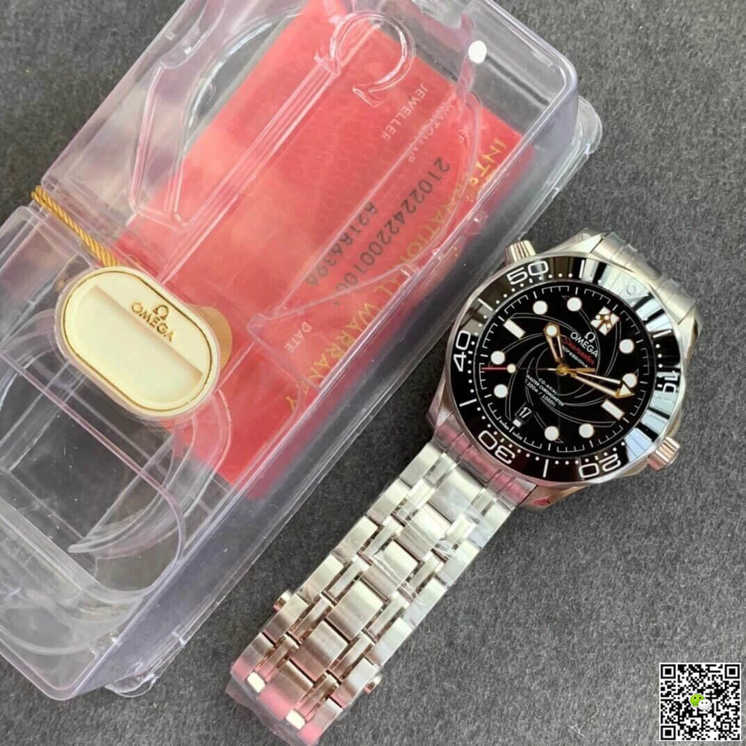 Best Replica Replica Omega Seamaster Diver 300M 210.22.42.20.01.004 1:1 Best Edition OR Factory Black Dial - Colareps