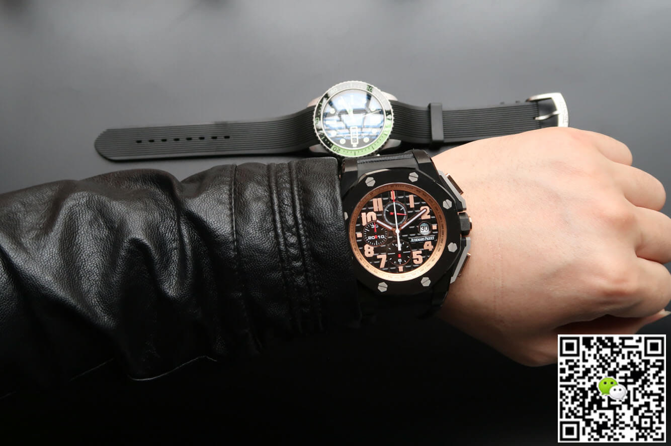 Best Replica Replica Audemars Piguet Royal Oak Offshore 26378IO.OO.A001KE.01 1:1 Best Edition JF Factory V2 Black Dial - Colareps
