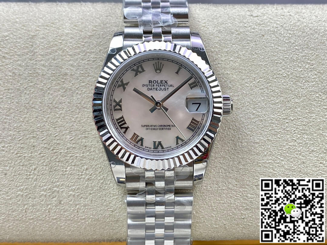 Best Replica Replica Rolex Datejust 178384 31MM 1:1 Best Edition EW Factory Stainless Steel - Colareps