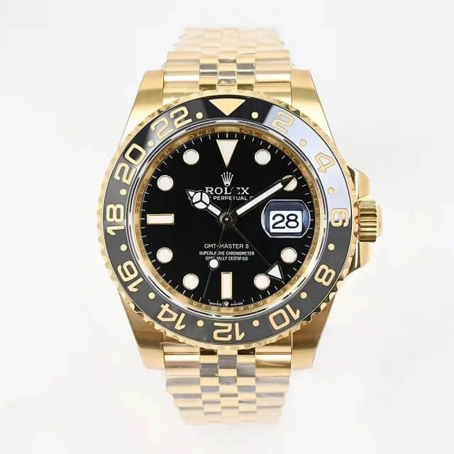 Best Replica Replica Rolex GMT Master II M126718grnr-0001 1:1 Best Edition EW Factory Black Dial - Colareps