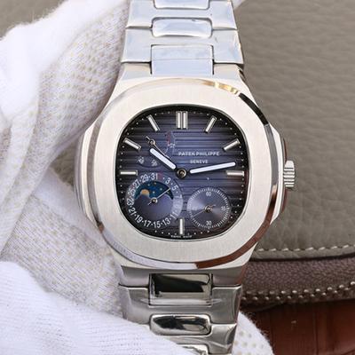 Best Replica Patek Philippe Replica Nautilus Moonphase 5712/1A-001 1:1 Best Edition Swiss ETA240 - Colareps