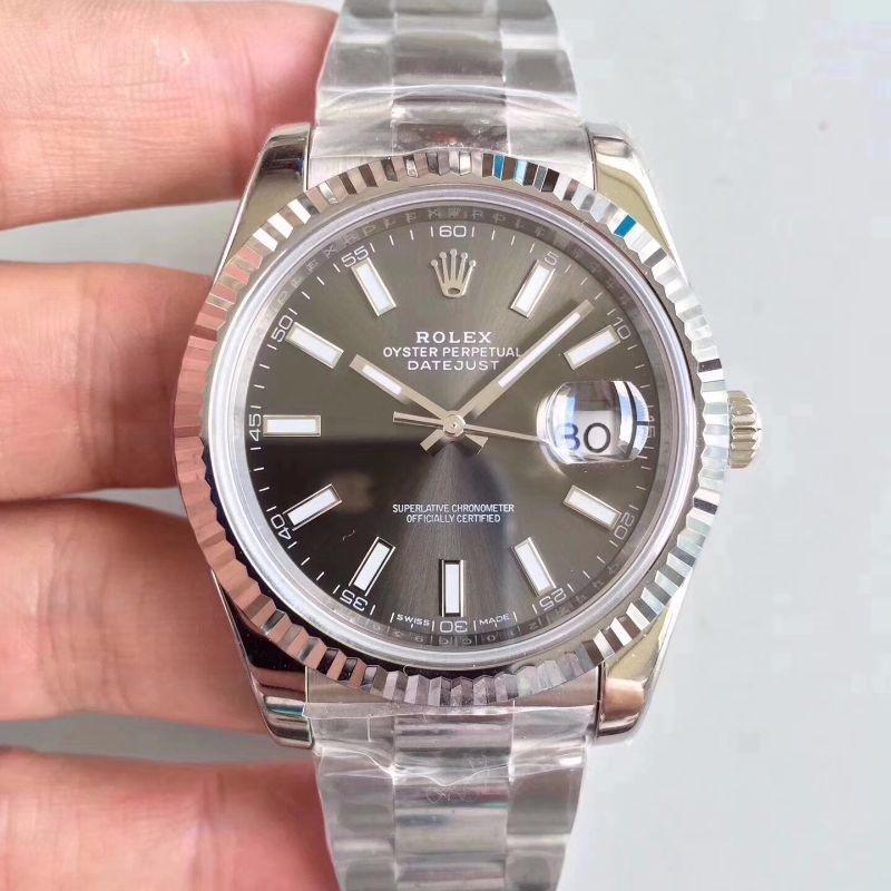 Best Replica Rolex Dupe Datejust II M126334-0014 1:1 Best Edition Swiss ETA3235 Dark Rhodium Dial - Colareps