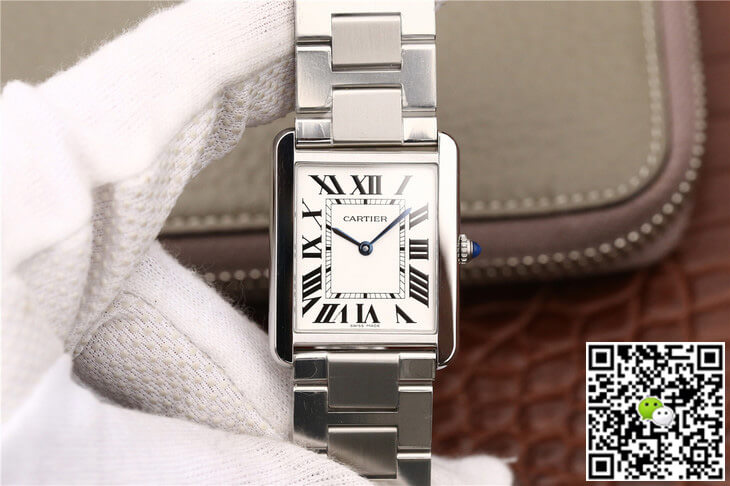 Best Replica Cartier Replica Tank W5200013 1:1 Best Edition K11 Factory Stainless Steel - Colareps