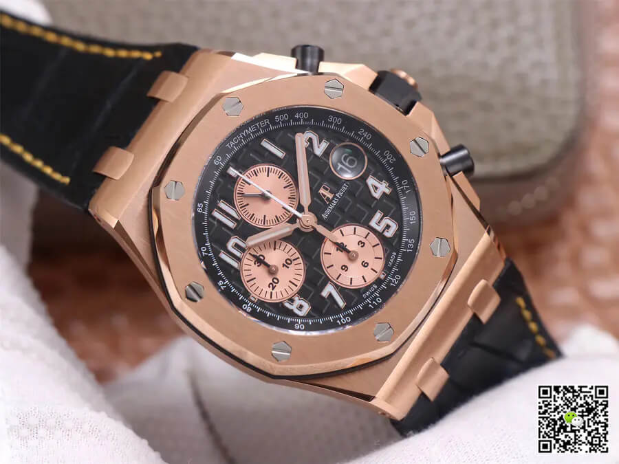Best Replica Replica Audemars Piguet Royal Oak Offshore 26470OR 1:1 Best Edition JF Factory Black Dial - Colareps