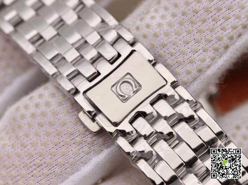 Best Replica Replica Omega De Ville Prestige 424.10.40.20.02.002 MKS Factory 1:1 Best Edition Swiss ETA9015 Silver Dial - Colareps