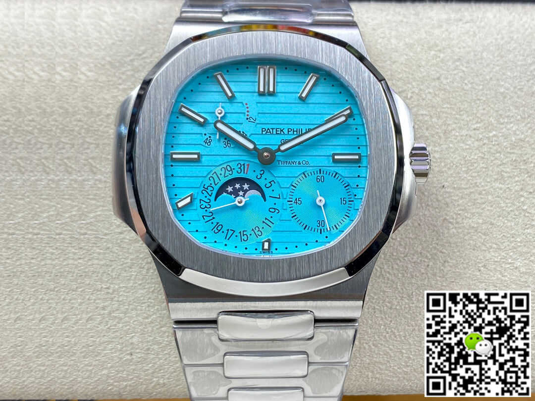 Best Replica Replica Patek Philippe Nautilus 5712 1:1 Best Edition GR Factory Tiffany Blue Dial - Colareps