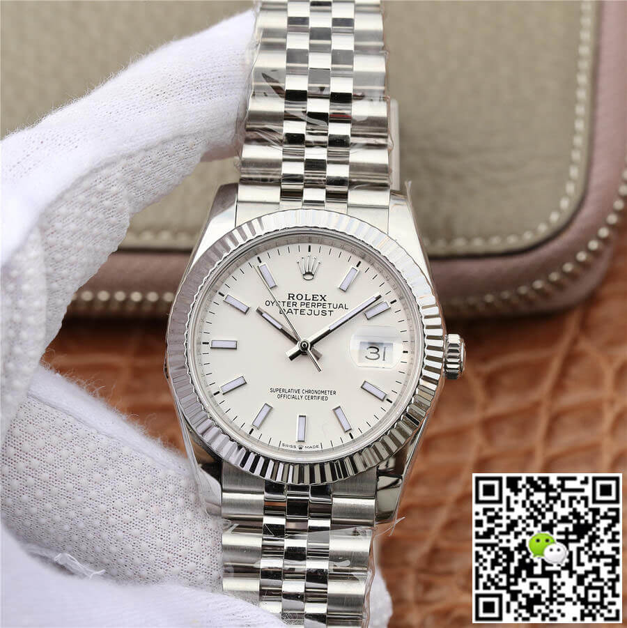 Best Replica Replica Rolex Datejust 36MM 1:1 Best Edition GM Factory White Dial - Colareps