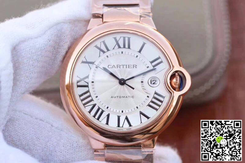 Best Replica Replica Ballon Bleu De Cartier 42MM W69006Z2 V9 Factory 1:1 Best Edition Swiss ETA2671 Silver Textured Dial - Colareps