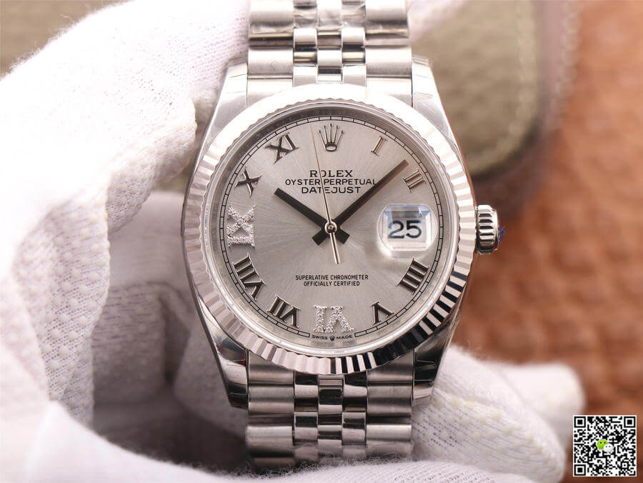 Best Replica Replica Rolex Datejust M126234-0029 1:1 Best Edition EW Factory Silver Dial - Colareps