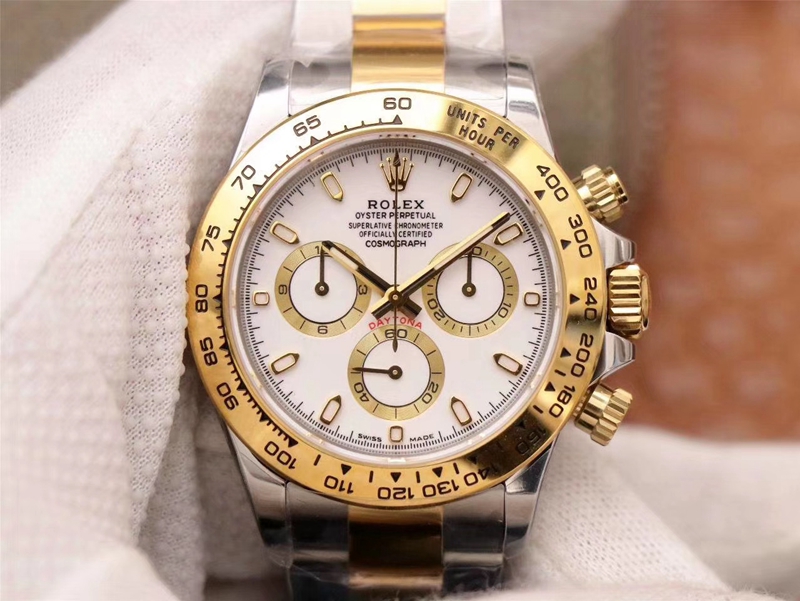 Best Replica Rolex Daytona Replica Cosmograph M116503-0001 1:1 Best Edition Noob Factory White Dial Swiss ETA4130 - Colareps