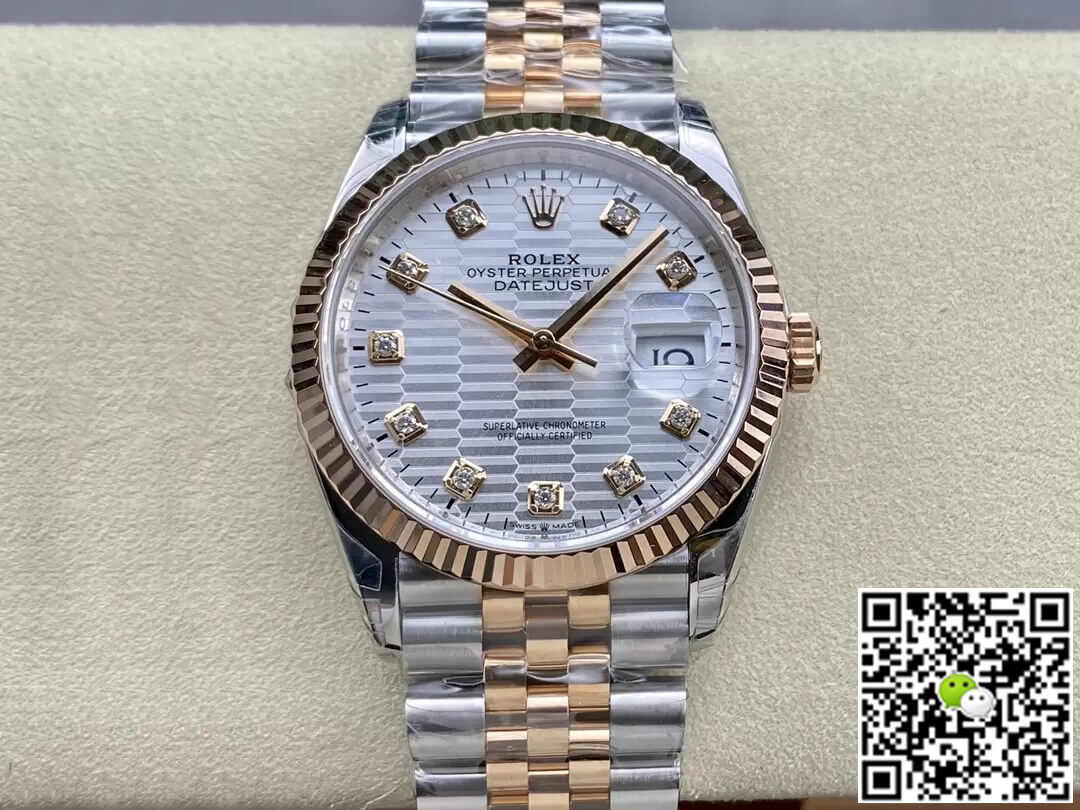 Best Replica Replica Rolex Datejust M126231-0039 36MM 1:1 Best Edition VS Factory Silver Dial - Colareps