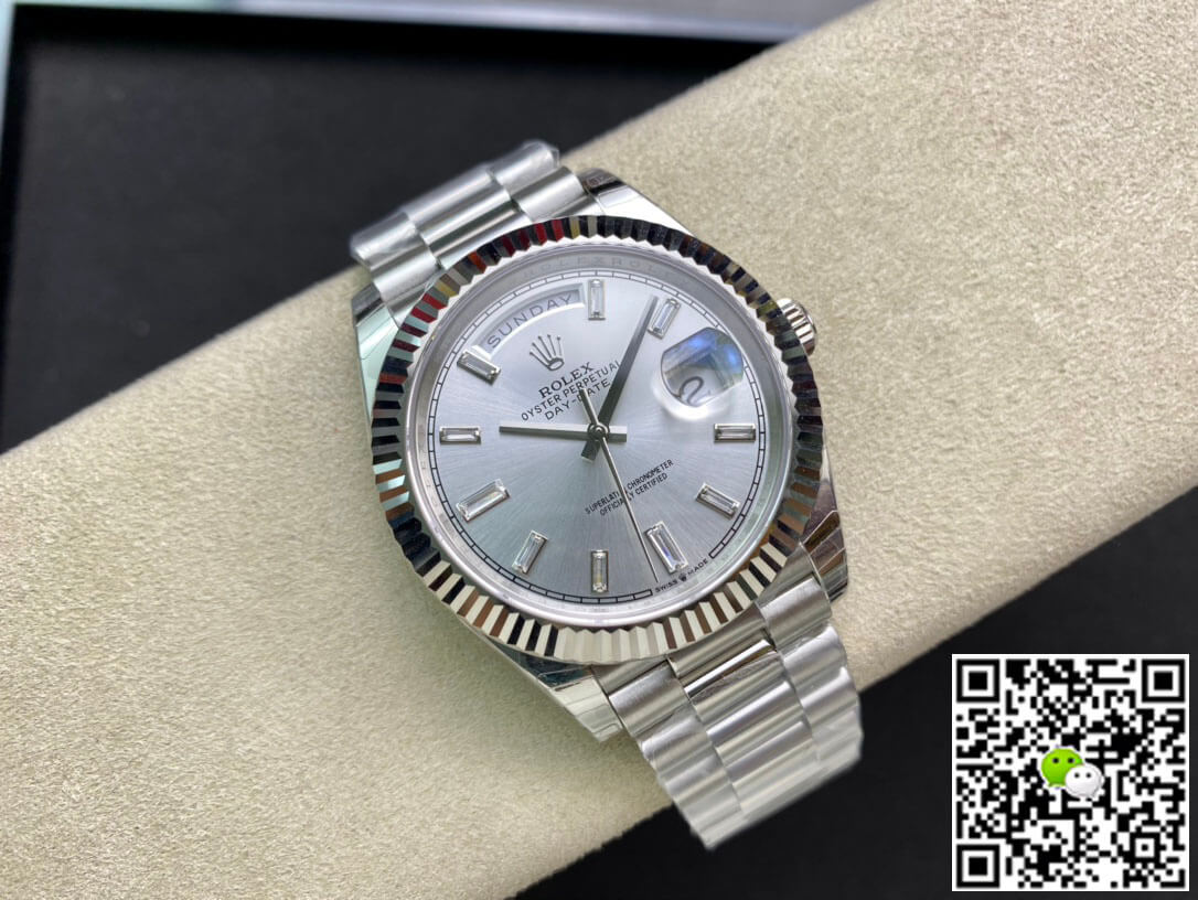 Best Replica Replica Rolex Day Date M228239-0003 1:1 Best Edition EW Factory White Gold - Colareps