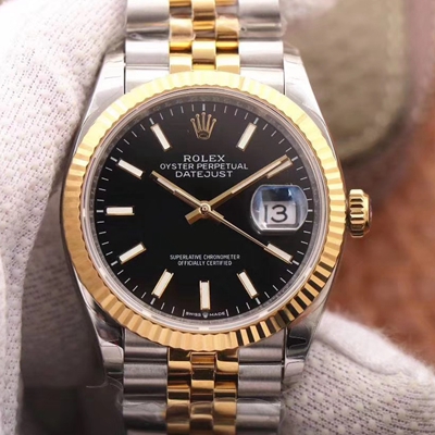 Best Replica Replica Rolex Datejust 126233 1:1 Best Edition Black Dial - Colareps