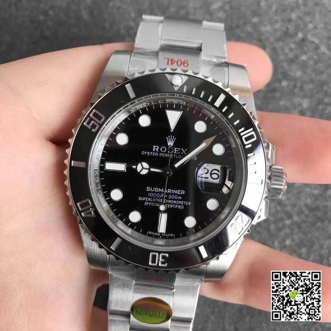 Best Replica Rolex Submariner Replica 116610LN 1:1 Best Edition Noob Factory V12 Black Dial - Colareps