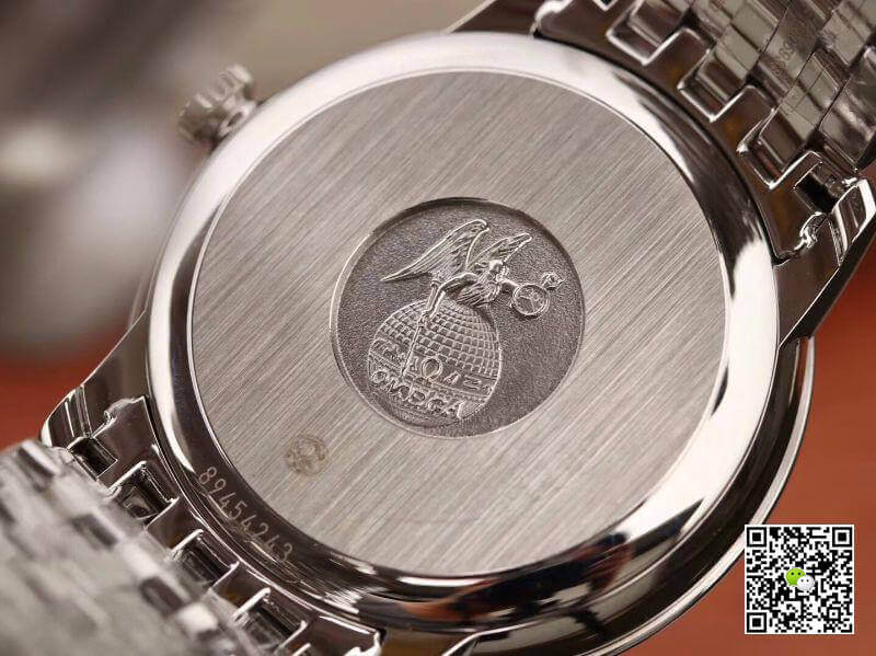 Best Replica Replica Omega De Ville Prestige 424.10.40.20.02.002 MKS Factory 1:1 Best Edition Swiss ETA9015 Silver Dial - Colareps