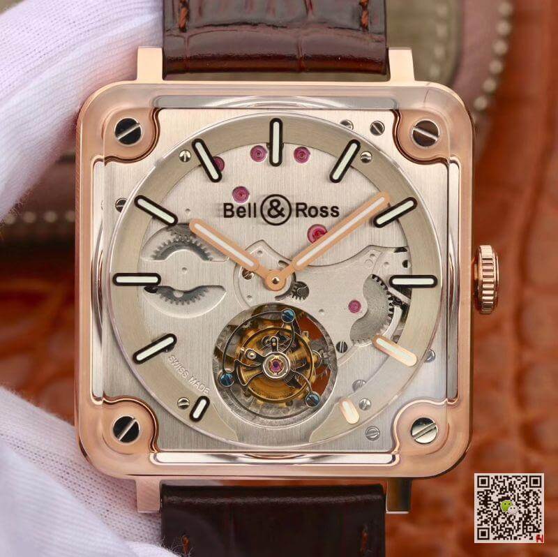 Best Replica Replica Bell   Ross BR-X2 Tourbillon 18K Rosegold Case Mechanical Watches 1:1 Best Edition Swiss ETA380 Tourbillon Movement - Colareps