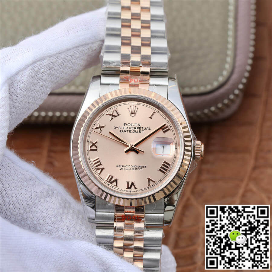 Best Replica Replica Rolex Datejust 116231 36MM 1:1 Best Edition GM Factory Pink Dial - Colareps