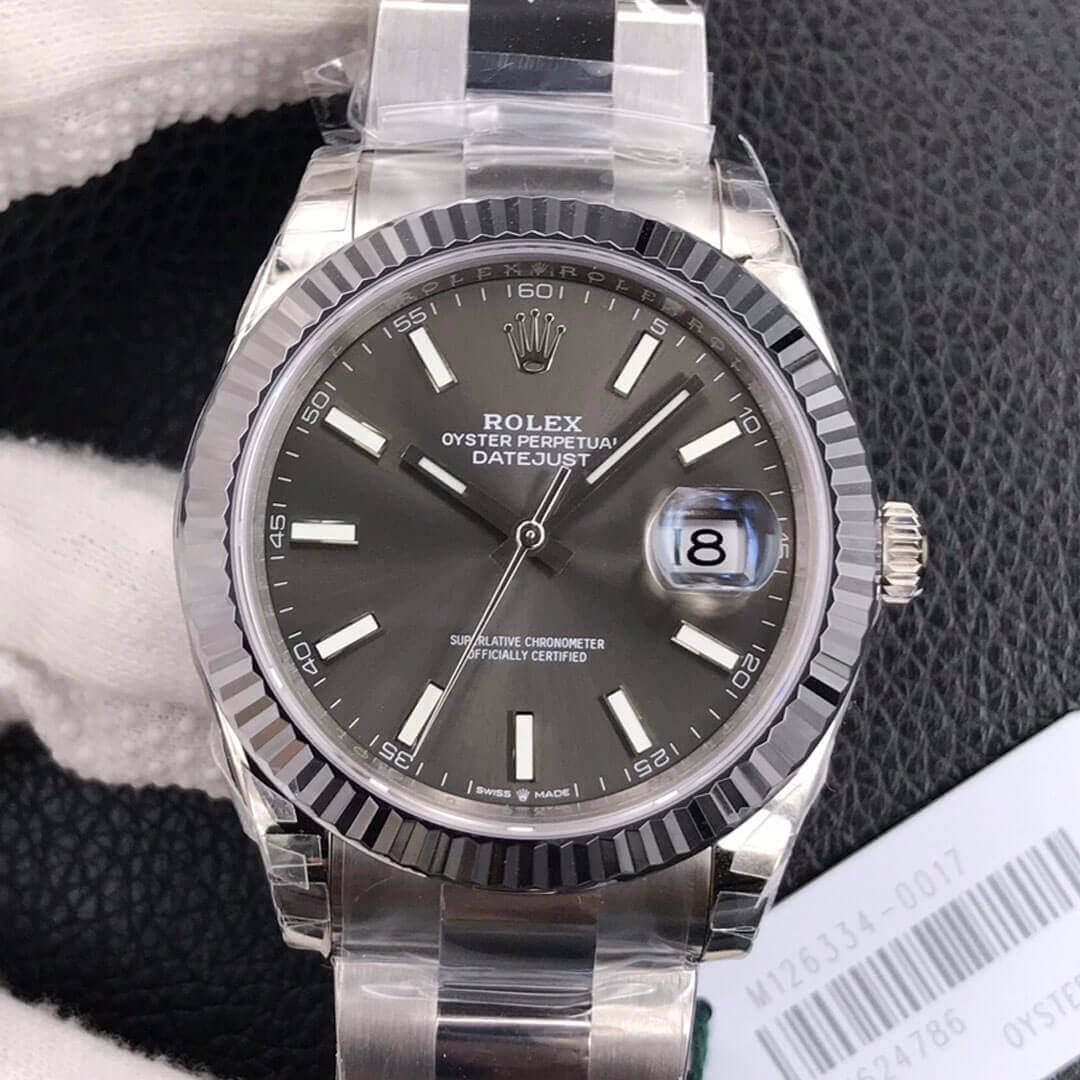 Best Replica Replica Rolex Datejust M126334-0013 1:1 Best Edition VS Factory Grey Dial - Colareps