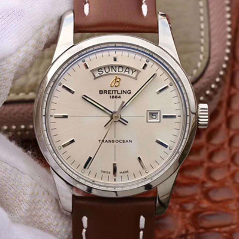 Best Replica Breitling Replica Transocean Day   Date A4531012/G751/437X/A20BA.1 1:1 Best Edition Swiss ETA2836 White Dial - Colareps