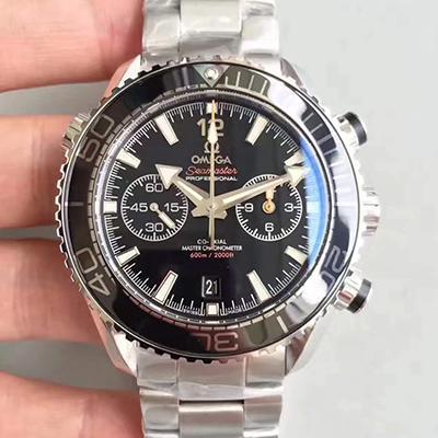 Best Replica Replica Omega Seamaster Planet Ocean 232.30.46.51.01.001 OM Factory 1:1 Best Edition Swiss ETA7750 Black Dial - Colareps