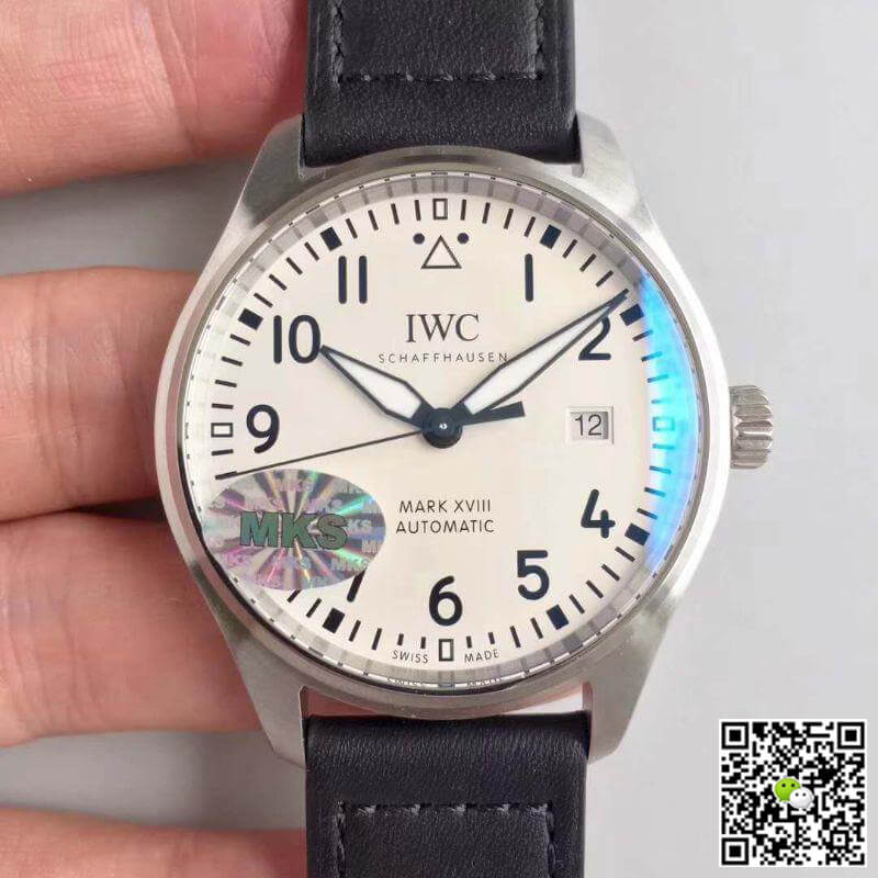 Best Replica Replica IWC Pilot Mark XVIII IW327002 MKS Factory 1:1 Best Edition Swiss ETA2892 White Dial - Colareps