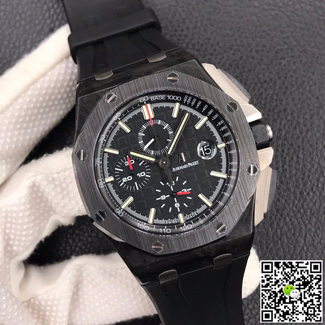 Best Replica Replica Audemars Piguet Royal Oak Offshore 26405CE.OO.A002CA.01 1:1 Best Edition JF Factory V2 Black Dial - Colareps