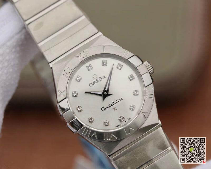Best Replica Replica Omega Constellation 27mm Quartz Ladies 123.10.27.60.55.001 TW Factory 1:1 Best Edition Swiss Eta Quartz 1376 - Colareps