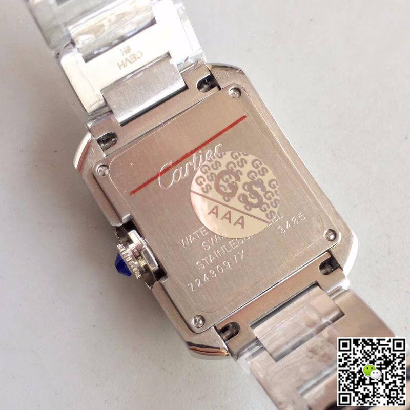 Best Replica Cartier Replica Tank Anglaise Ladies W5310022 1:1 Best Edition Swiss ETA2688 - Colareps