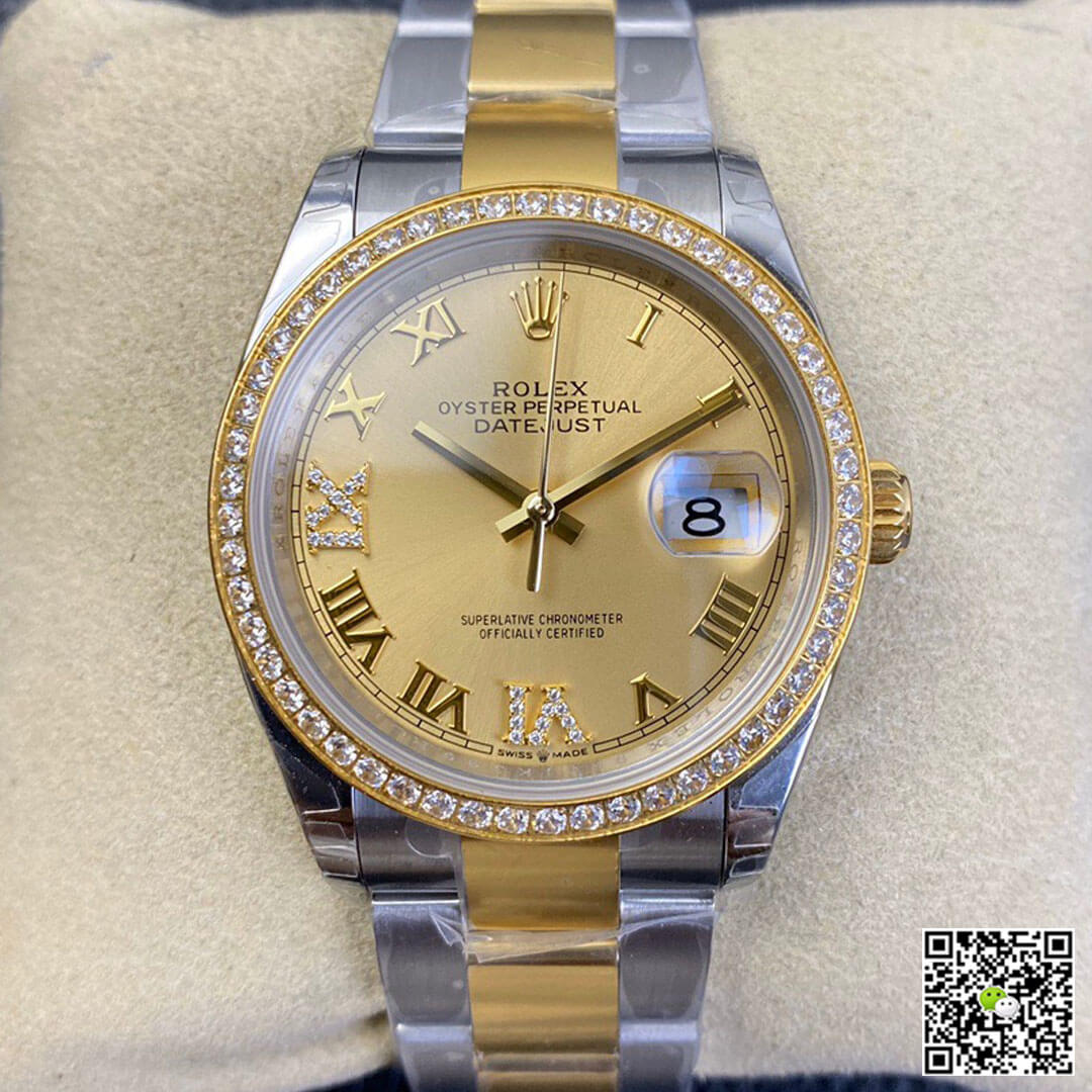Best Replica Replica Rolex Datejust 126283 1:1 Best Edition EW Factory Yellow Gold - Colareps