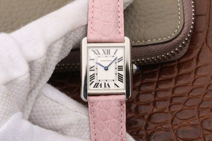Best Replica Cartier Replica Tank Ladies 1:1 Best Edition K11 Factory White Dial - Colareps