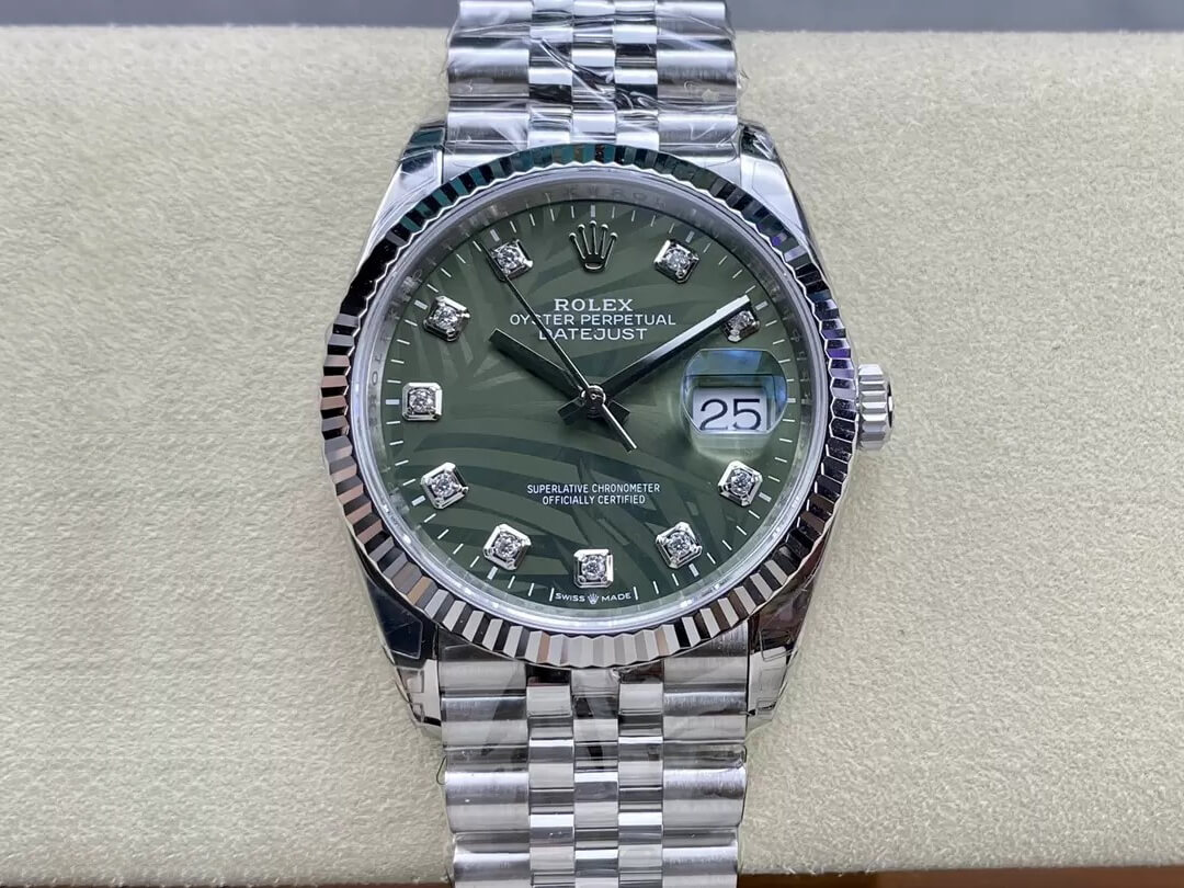 Best Replica Replica Rolex Datejust M126234-0055 36MM 1:1 Best Edition VS Factory Diamond Dial - Colareps