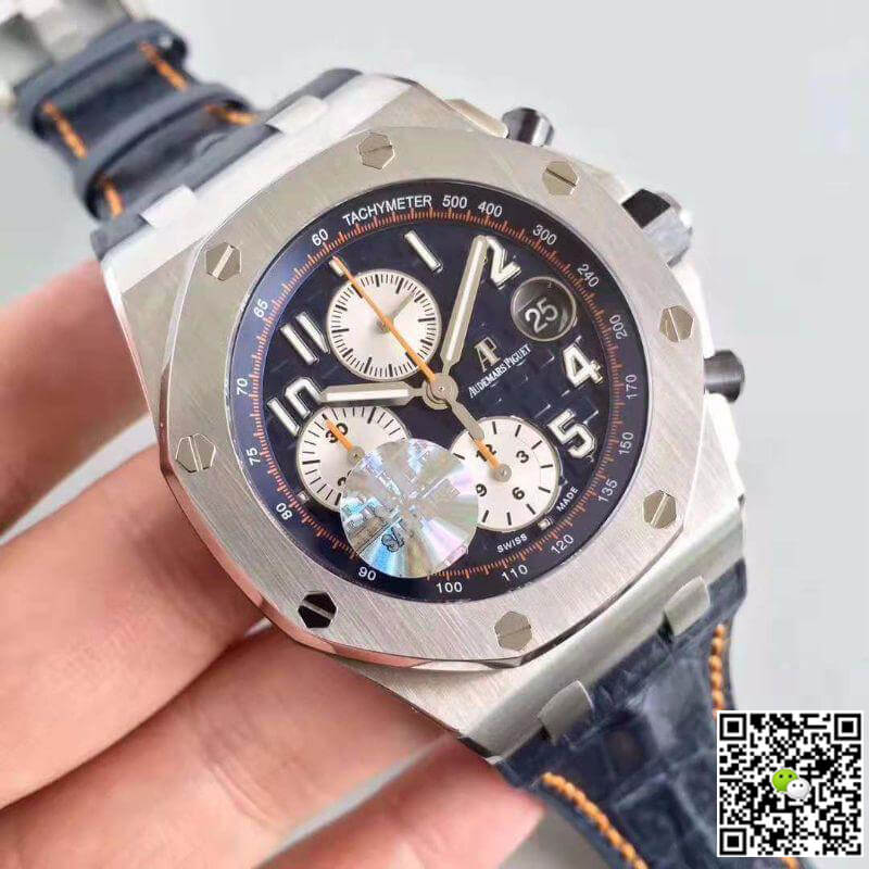 Best Replica Replica Audemars Piguet Royal Oak Offshore 26470ST.OO.A027CA.01 JF Factory 1:1 Best Edition Swiss ETA3126 Blue Dial - Colareps