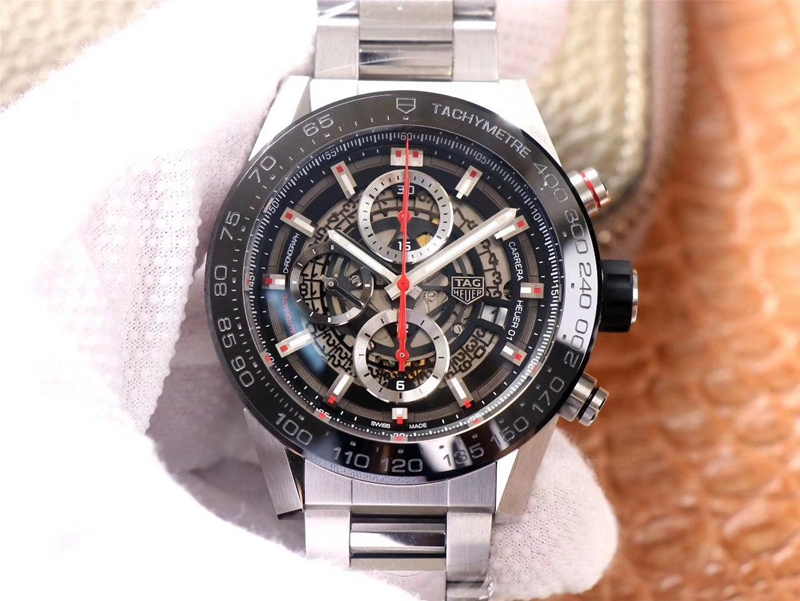 Best Replica Replica TAG Heuer Carrera CAR2A1W.BA0703 1:1 Best Edition XF Factory Black Dial Swiss HEUER 01 - Colareps