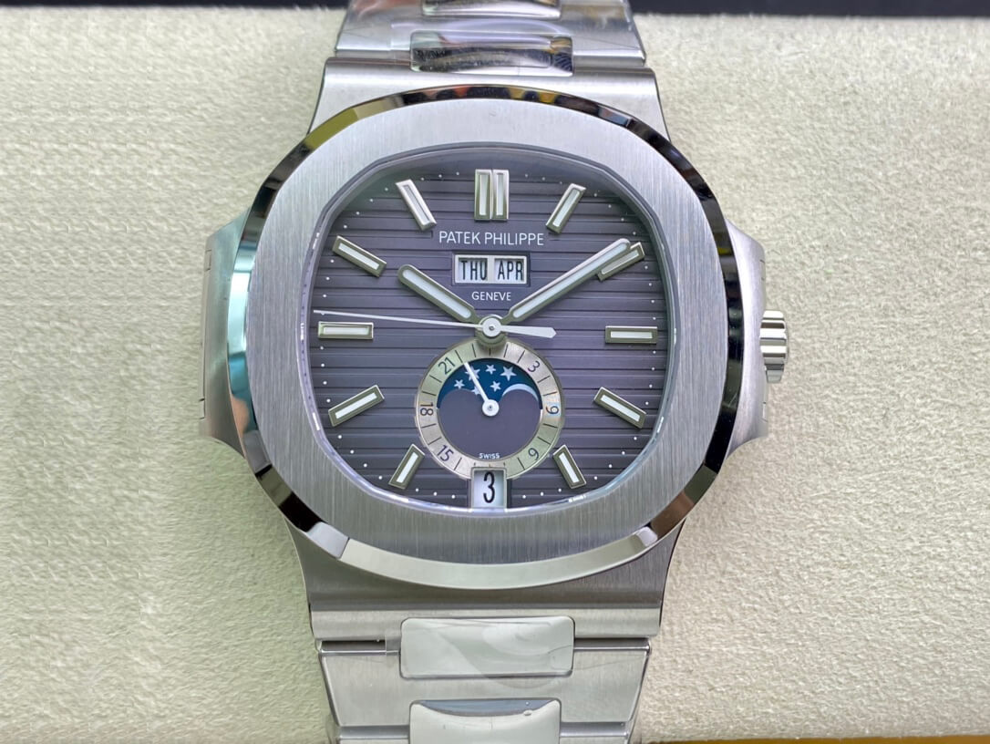 Best Replica Replica Patek Philippe Nautilus 5726/1A-001 1:1 Best Edition PPF Factory Grey Dial - Colareps