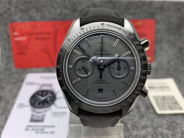 Best Replica OMEGA Replica Speedmaster 311.92.44.51.01.005 OM Factory 1:1 Best Edition Dark Side of the Moon Black Swiss ETA9300 - Colareps