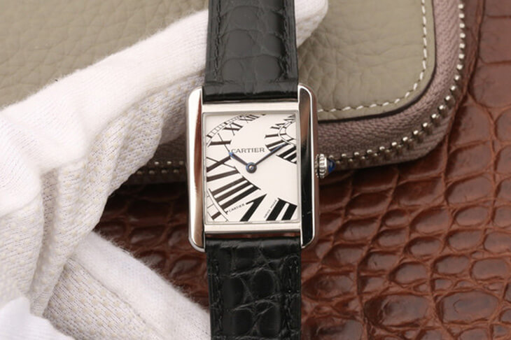 Best Replica Cartier Replica Tank W5200018 1:1 Best Edition K11 Factory White Dial - Colareps