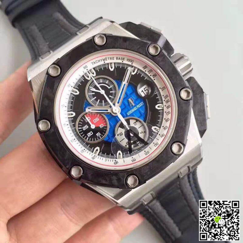 Best Replica Replica Audemars Piguet Royal Oak Offshore 26290PO.OO.A001VE.01 JF Factory 1:1 Best Edition Swiss ETA3126 Blue Dial - Colareps