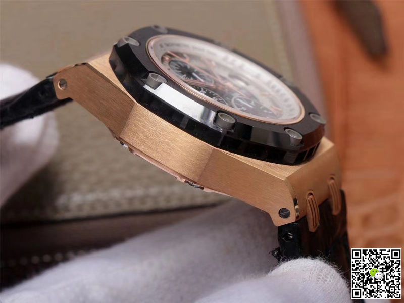 Best Replica Replica Audemars Piguet Royal Oak Offshore 26078RO.OO.D002CR.01 1:1 Best Edition JF Factory Rose Gold Swiss ETA3126 - Colareps