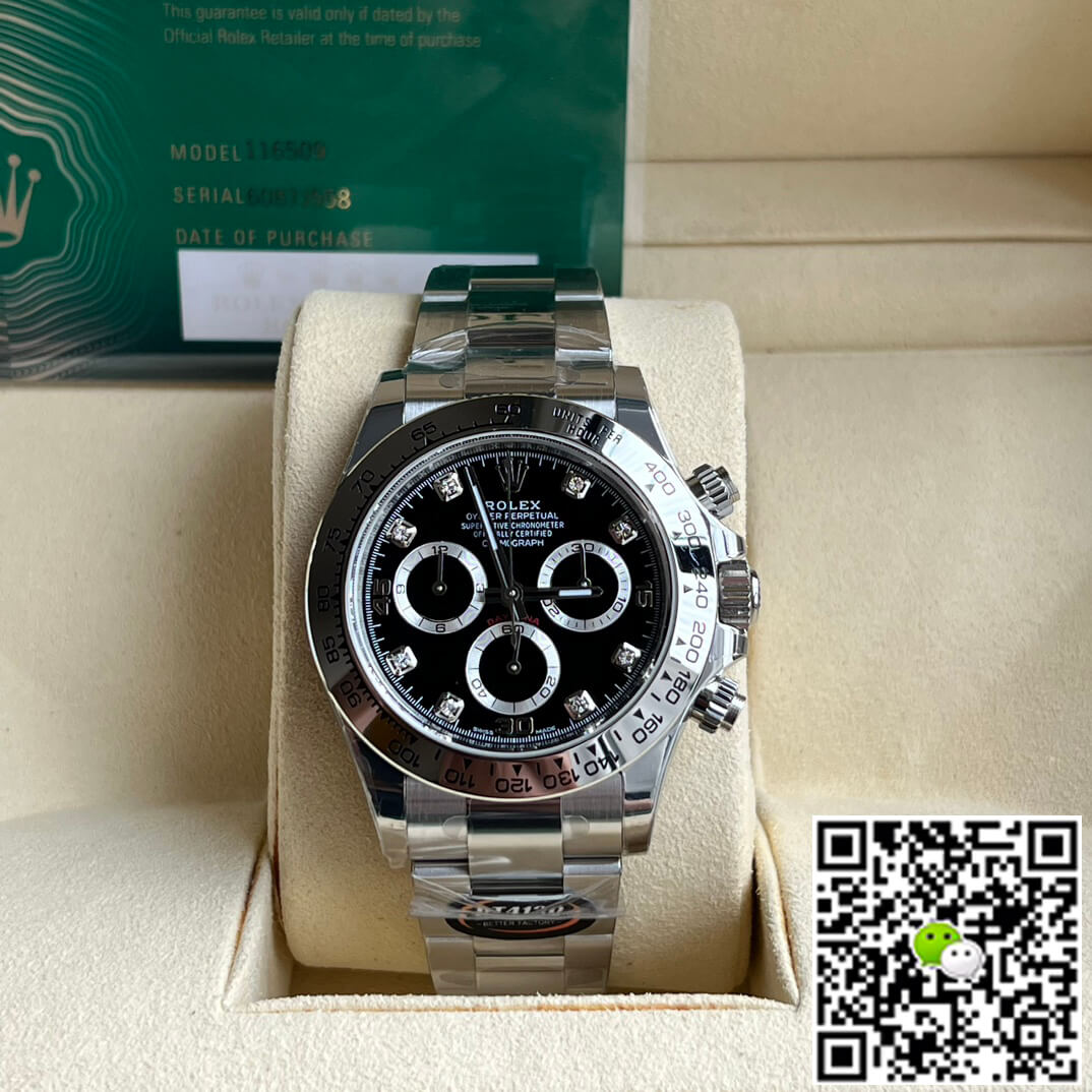 Best Replica Replica Rolex Daytona M116509-0055 1:1 Best Edition BT Factory Black Dial - Colareps