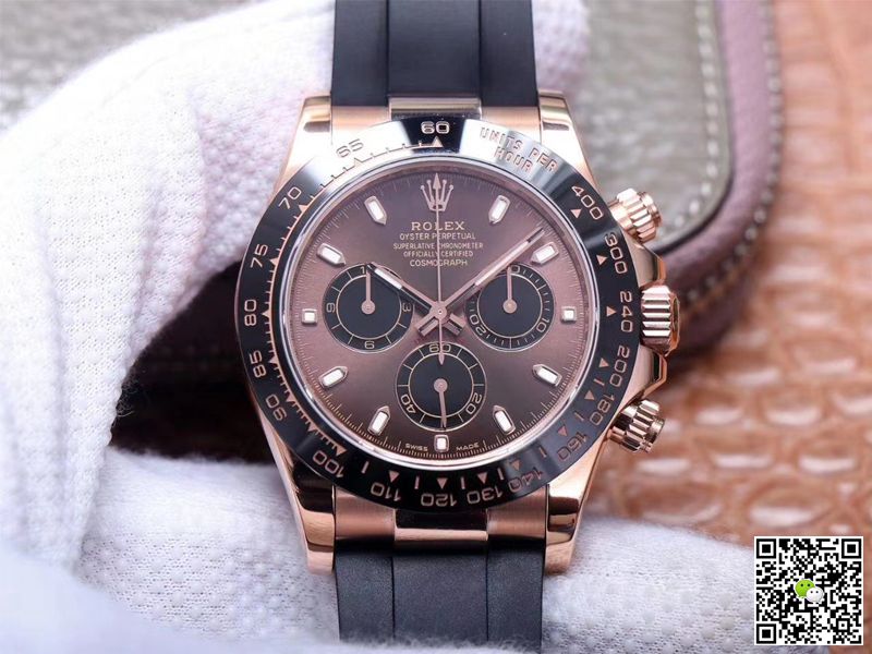 Best Replica Rolex Daytona Replica M116515LN-0041 1:1 Best Edition Noob Factory Chocolate Dial Swiss ETA4130 - Colareps