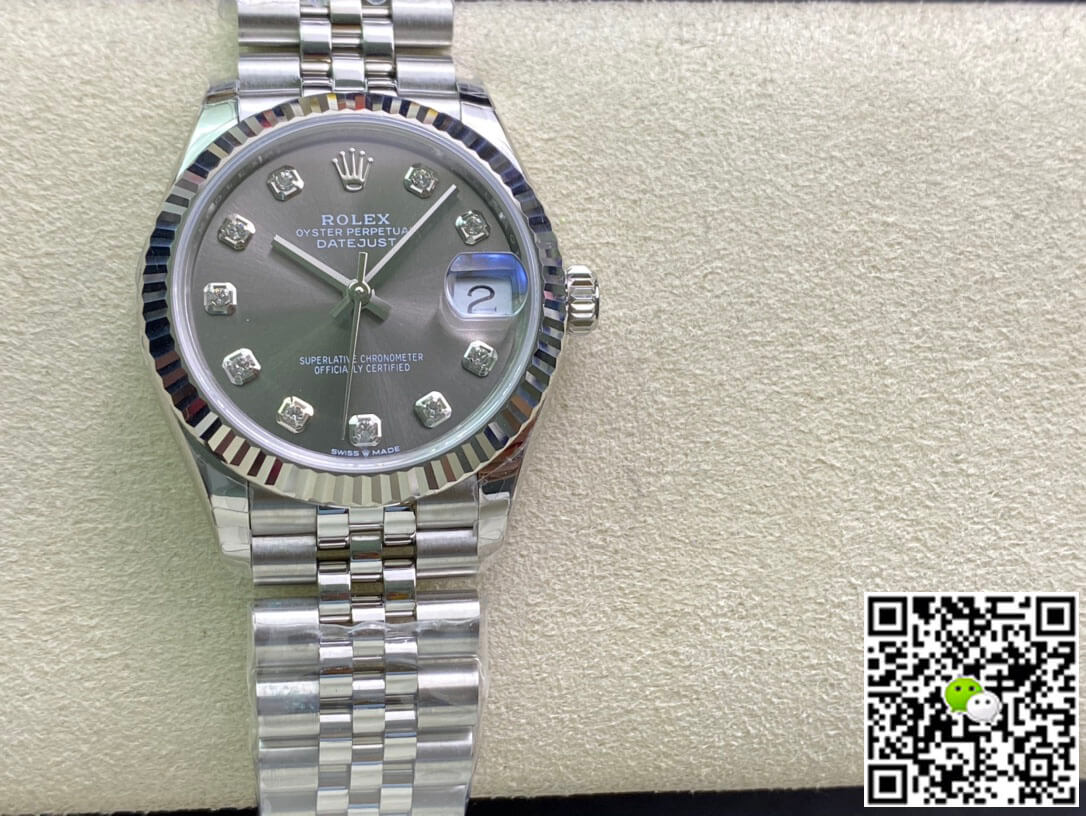 Best Replica Replica Rolex Datejust M278274-0008 31MM 1:1 Best Edition EW Factory Grey Dial - Colareps