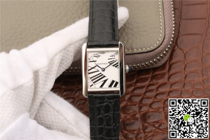 Best Replica Cartier Replica Tank W5200018 1:1 Best Edition K11 Factory White Dial - Colareps