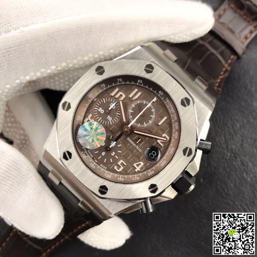 Best Replica Replica Audemars Piguet Royal Oak Offshore 26470ST.OO.A820CR.01 1:1 Best Edition JF Factory Brown Dial - Colareps