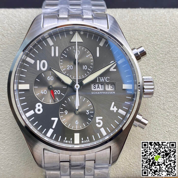 Best Replica Replica IWC Pilot IW377719 1:1 Best Edition ZF Factory Grey Dial - Colareps