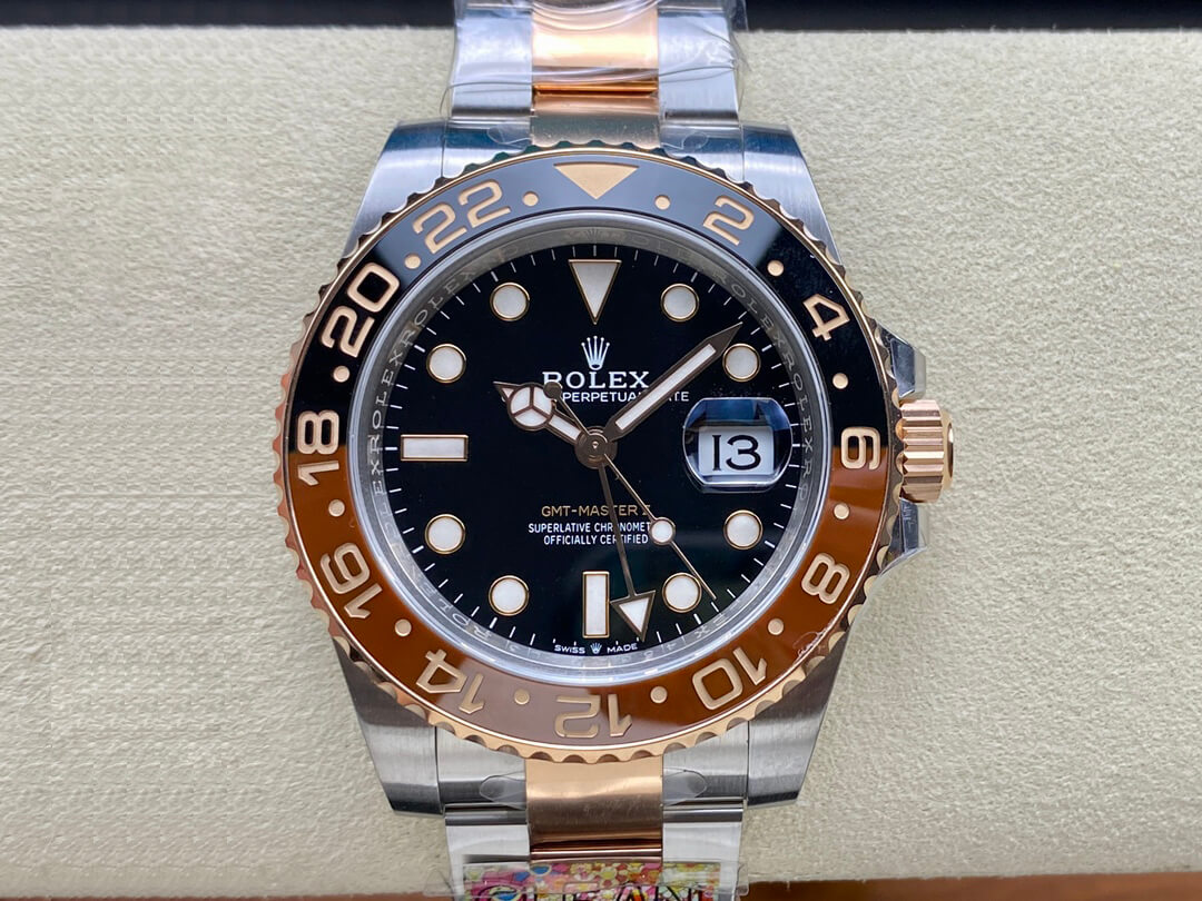 Best Replica Replica Rolex GMT Master II M126711chnr-0002 1:1 Best Edition Clean Factory Black Dial - Colareps