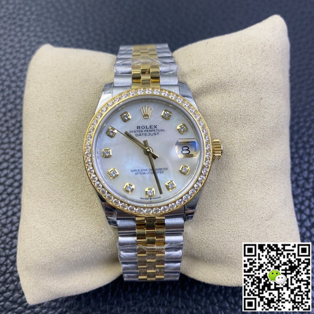 Best Replica Replica Rolex Datejust M278383RBR-0028 31MM 1:1 Best Edition EW Factory Yellow Gold - Colareps