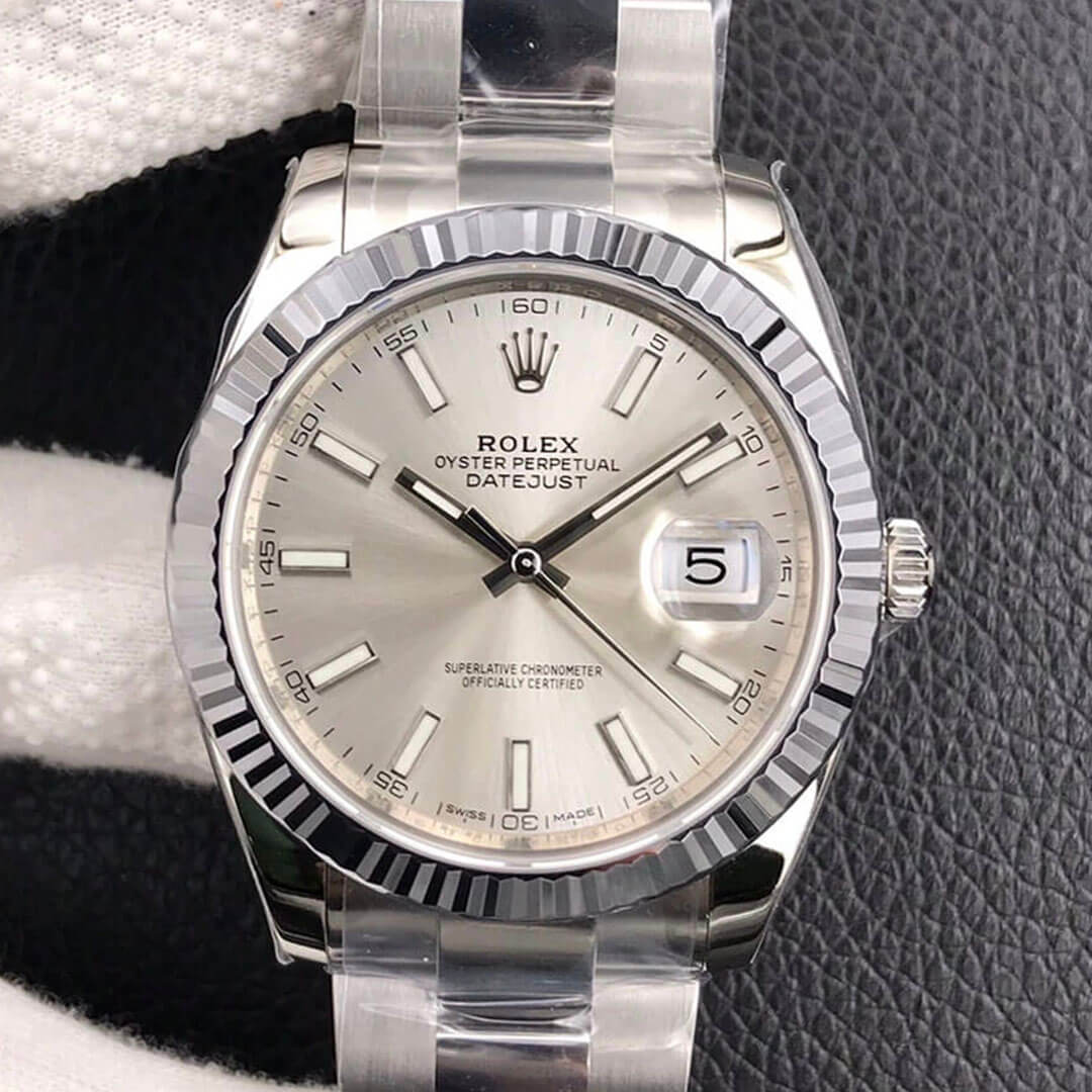Best Replica Replica Rolex Datejust M126334-0003 1:1 Best Edition VS Factory Silver Dial - Colareps