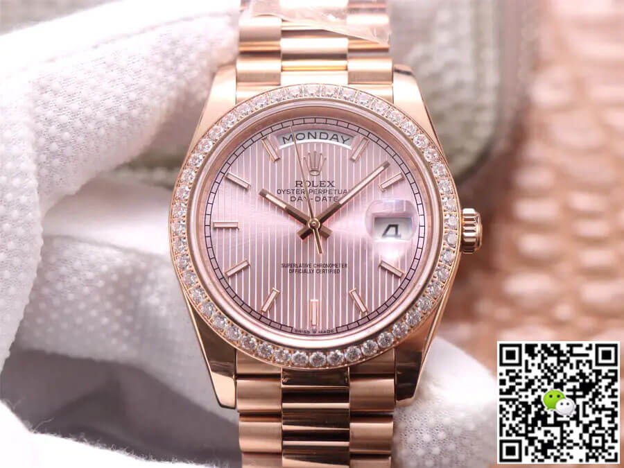 Best Replica Replica Rolex Day Date M228345RBR-0010 1:1 Best Edition EW Factory Rose Gold - Colareps